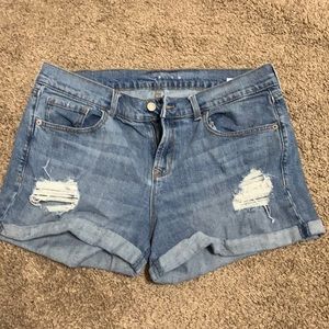 Old Navy Distressed Boyfriend Shorts